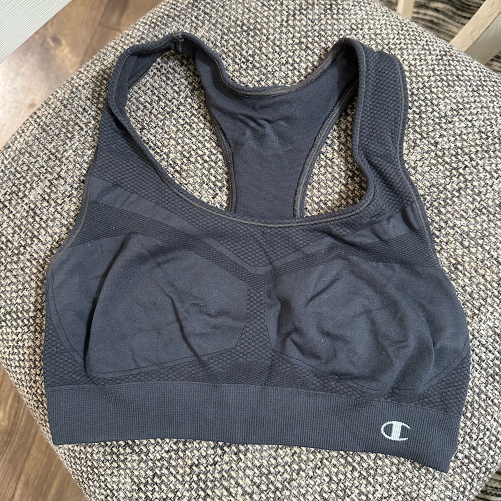 Champion Gray Sports Bra Size M
